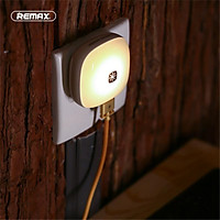 Remax RT-E515 LED Elves Night Light With 2.1A 2 USB Charger Adapter Wall Lamp