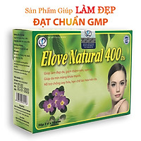 Elove Natural 400 - Hỗ trợ chống oxy hóa, Hạn chế lão hóa da, Giúp làm đẹp da, Giảm nếp nhăn, thâm nám, sẹo, mụn trứng cá (Hộp 30 viên)