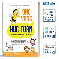 Sách Ong Vàng Học Toán Dành Cho Trẻ 4-6 Tuổi - Tập 4