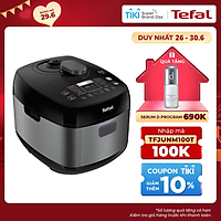 Nồi áp suất Tefal Smart Pro Multicooker CY625868 - 1000W, 5L - 22 chương trình nấu - An toàn tối đa - Hàng Chính Hãng