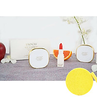 PHẤN TƯƠI DINH DƯỠNG CHE PHỦ MỌI KHUYẾT ĐIỂM LRO’CRE (CUSHION LRO’CRE)TẶNG KÈM SON ĐỎ CAM - Tặng Kèm Bông Rửa Mặt Cực Sạch