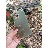 Ốp Lưng Cho iPhone 12, iPhone 12 Pro, iPhone 12 Pro Max - Trong Suốt Mờ Nhám, Chống Bụi, Chống Trày Xước, Mỏng Nhẹ - (Xanh Lá, Vàng, Đỏ, Tím)