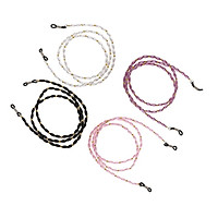 Set Of 4pcs Anti Slip Spectacles Eyeglass Reading Eye Glasses Holder Necklace