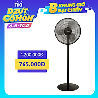 Quạt đứng MIDEA FS40-18C phiên bản màu đen sang trọng - Hàng chính hãng