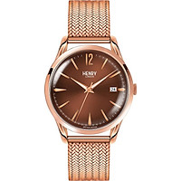 Đồng Hồ Unisex Dây Thép Không Gỉ Henry London HL39-M-0050 HARROW (38.5mm)