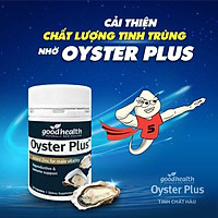 Goodhealth Oyster Plus Tinh Chất Hàu 60 Viên - Tăng Cường Sinh Lý - Cải Thiện Chất Lượng Tinh Trùng - Hàng Chính Hãng New Zealand