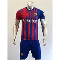 Bộ Quần Áo Bóng Đá CLB Barca Sọc Đỏ Xanh - Đồ Đá Banh Mới Nhất 21-22