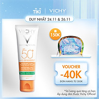 Kem Chống Nắng Chống Ô Nhiễm Và Bụi Mịn Hằng Ngày SPF 50+, Chống Tia UVA + UVB Capital Soleil Mattifying 3 In 1