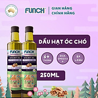 Dầu Hạt Óc Chó Ép Lạnh FUNCH Từ Úc Bổ Sung DHA Omega 3 Cho Bé Ăn Dặm 6 Tháng Tuổi Chai 250ml