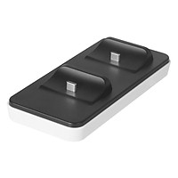 Dual Charger Controller Charger USB Fast Charging Dock LED Indicator Light Over-temperature Protection for PS5 Controllers