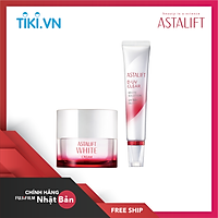 Bộ sản phẩm dưỡng trắng da Astalift (Astalift White Cream 30g + Astalift White Perfect UV Clear Solution SPF50+/PA++++ 30g)