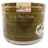 GIA VỊ NẤU Phở Chay Cốt Quốc Việt 300G-Gia vị hoàn chỉnh nhập khẩu