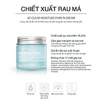 Kem Dưỡng Ẩm Cho Da Dầu Và Da Mụn Ac Clear Moisture Pure N Cream The Plant Base