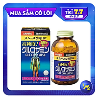 Thực phẩm chức năng viên uống bổ khớp, hỗ trợ trị đau nhức xương khớp Glucosamine Orihiro 1500mg Nhật bản