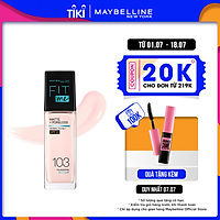 Kem Nền Mịn Nhẹ Kiềm Dầu Fit Me Maybelline New York Matte Poreless Foundation 30ml