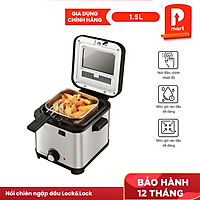 Nồi Chiên Ngập Dầu Lock&Lock EJF716SLV (1.5 Lít) - Hàng chính hãng