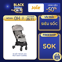 Xe Đẩy Trẻ Em Joie Pact W/ RC&ADPT&TB Gray Flannel