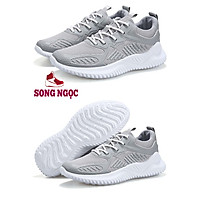 Giày Thể Thao Nam SSN24 mầu ghi sáng chất liệu thoáng khí khử mùi hôi chân,đi chơi,tập gym thể thao