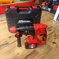 Máy khoan đục bằng pin SAMAKI công nghệ JAPAN - có 3 chức năng động cơ khủng không chổi than