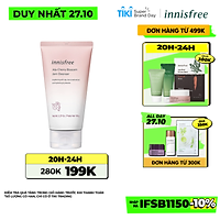 Sữa Rửa Mặt Dưỡng Sáng Hoa Anh Đào Innisfree Jeju Cherry Blossom Jam Cleanser 150g - 131173171