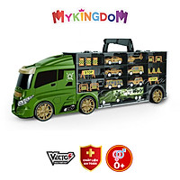 Đồ Chơi Mô Hình VECTO Xe Tải Nhiều Ngăn - Xanh Lá (Lớn) VT10H