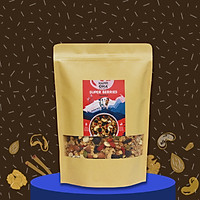 Ngũ Cốc Yến Mạch Nguyên Hạt Vị Quả Mọng 400G Không Đường Tinh Luyện - SUPER BERRIES GRANOLA HAPPI OHA - Ăn Kiêng/Ăn Sáng (Có Quả Khô)