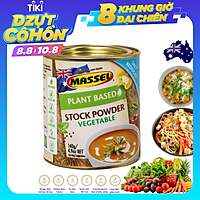 Hạt Nêm Cho Bé -Massel Stock Powder Vegetable Của Úc 100% Từ Rau Củ Vị Rau Củ - Nấu Được Món Chay, Món Mặn Cho Cả Gia Đình Và Dùng Nấu Ăn Dặm Cho Bé Rất Tốt – Lon 168g