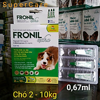 Fronil Extra -Sản Phẩm Mới Cao Cấp Trị Ve Rận Bọ Chét Chó 2-10Kg