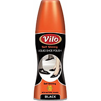 Xi nước đánh bóng giày Vilo liquid shoe polish 80ml (màu đen)