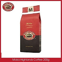 Cà phê Rang xay Moka Highland Coffee 200g