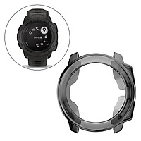 TPU Protective Case Full Screen Bumper Shell for Garmin Instinct Smartwatch Protector Case