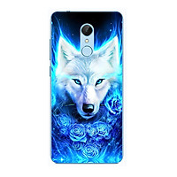 Ốp lưng dành cho Xiaomi Redmi Note 5 (Redmi 5 Plus) - Sói Trắng