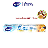 Màng bọc thực phẩm PE MyJae Đài Loan 30cmx30m dạng xé chấm đứt bảo quản thực phẩm an toàn tiện lợi