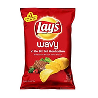 Snack Khoai Tây Lay'S Wavy Vị Thăn Bò Nường Texas 150g - 21815