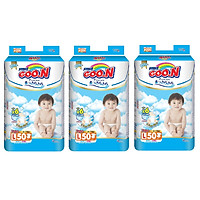 3 Gói Tã Dán Goo.n Premium Gói Cực Đại L50 (50 Miếng)