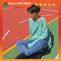 Áo SWEATER BASIC TRƠN TAY DÀI - ÁO UNISEX HOT- ÁO NỈ TAY DÀI CỔ TRÒN NAM NỮ THU ĐÔNG PHONG CÁCH UNISEX