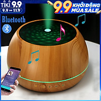 Máy Xông Tinh Dầu Có Loa Bluetooth Kết Nối Với Điện Thoại Nghe Nhạc Cực Hay, Máy Khuếch Tán Tinh Dầu Cho Phòng Lớn Thể Tích 1000ML, Có Remote Điều Khiển Từ Xa và Đèn LED Biến Đổi Màu Cực Đẹp