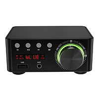 TPA3116 Digital 50Wx2 100W Bluetooth 5.0 Power Amplifier Hi-Fi Stereo 2.0 Channel Wireless TF USB