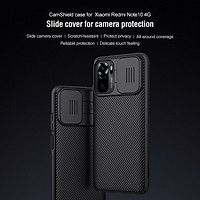 Ốp lưng cho Xiaomi Redmi Note 10 4G, Redmi Note 10S NILLKIN CamShield Pro Case - Hàng Nhập Khẩu