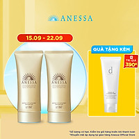 Bộ đôi 2 Kem chống nắng dạng gel bảo vệ hoàn hảo Anessa Perfect UV Sunscreen Skincare Gel 90g