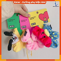 Dây cột tóc vải Scrunchies hình nhân vật BangtaN cooky tata chimmy mang shooky koya