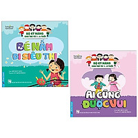 Combo Bộ Kỹ Năng Cho Trẻ Từ 1 – 6 Tuổi: Ai Cũng Được Vui + Bé Nấm Đi Siêu Thị (Bộ 2 Cuốn)