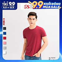 Áo Thun Nam 5S Cổ Tròn (ATSS199) Cao Cấp Trẻ Trung, Thoáng Mát N1