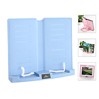 Portable Book Stand Adjustable 6 Angles Book Document Holder Foldable Bookstand Hands Free Desk Reading for Cookbook