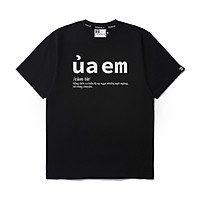 Áo thun Teeworld Ủa em Tay Lỡ Nam Nữ Form Rộng Unisex