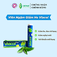 Viên ngậm Viacol Plus (tuýp 20 viên)