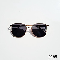 Kính mát nữ LILYEYEWEAR mắt vuông kim loại chống UV màu sắc thời trang 9165