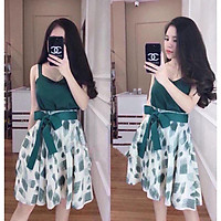 đầm hai dây dạo phố tuyệt đẹp
