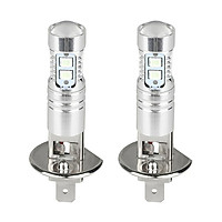 1 Pair Dc 12v H3 H1 10smd 2835 Super Bright Car Led Fog Light Headlight Bulbs