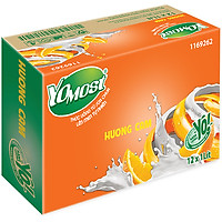 Thùng 12 Hộp Sữa Chua Lên Men Tự Nhiên Yomost Vị Cam (1000ml/Hộp)